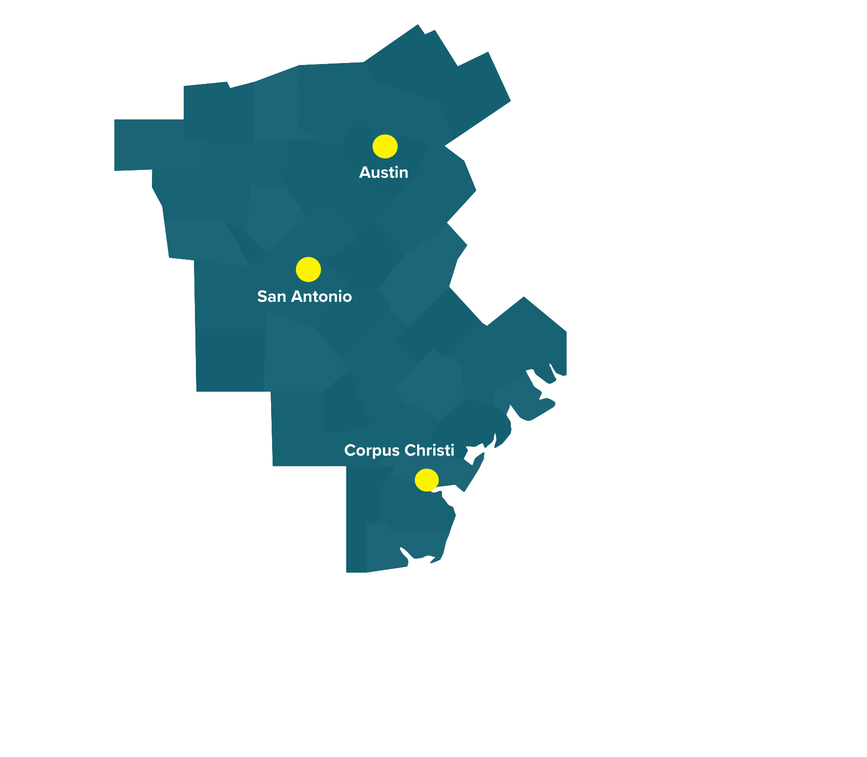 Knight Office Solutions areas served map