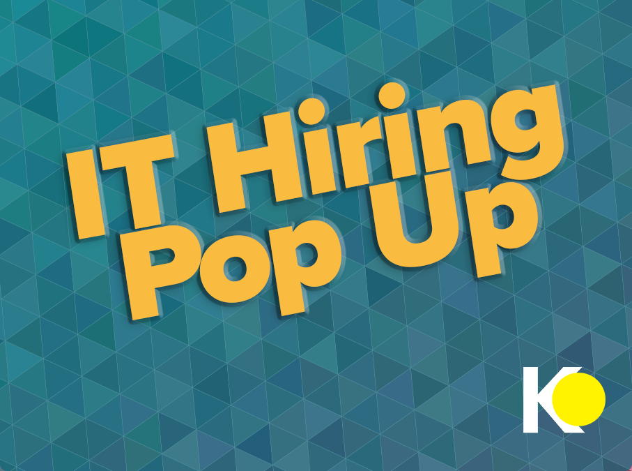 IT Hiring Pop Up Event: October 28, 2021