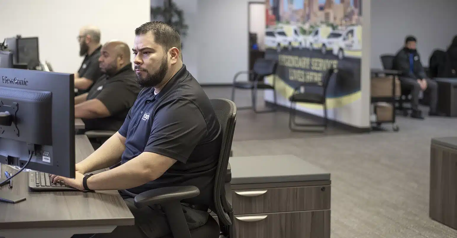 Knight Managed IT technician supporting monitored business systems